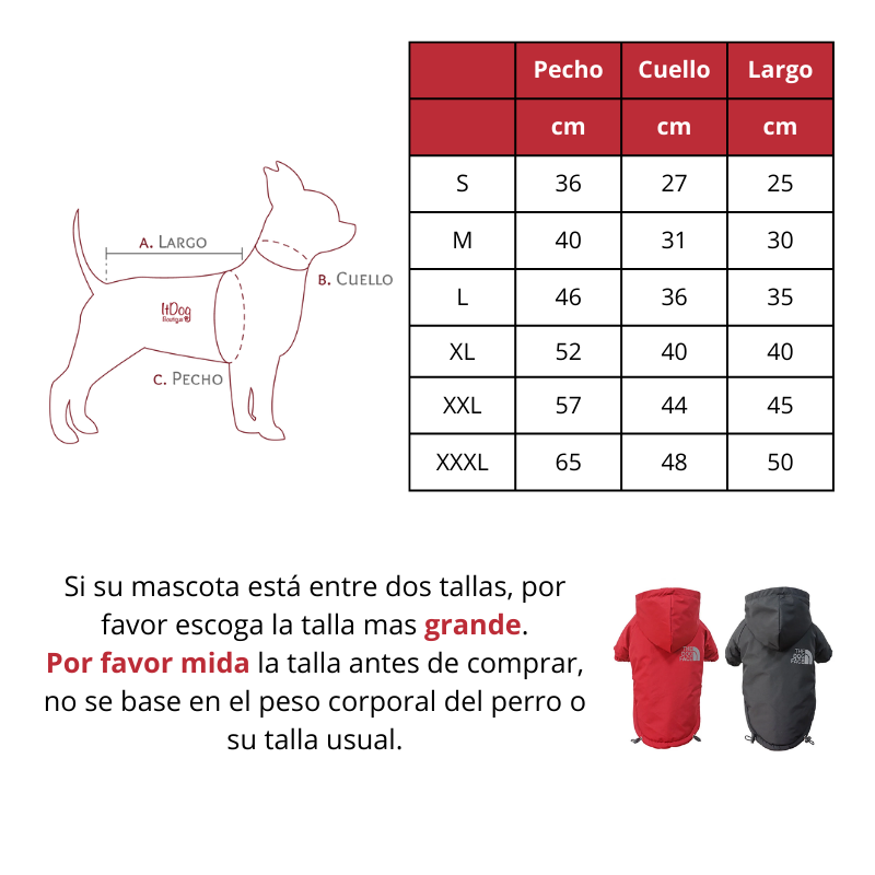 Chaqueta impermeable con forro polar